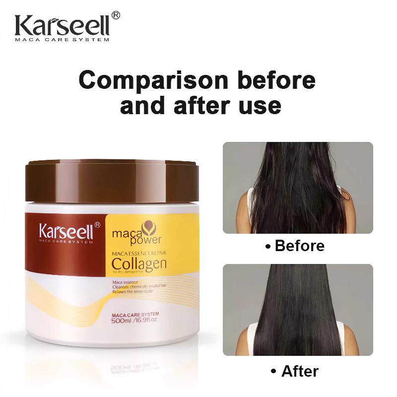 Collagen Hair Repair Mask for Dry Damaged Hair