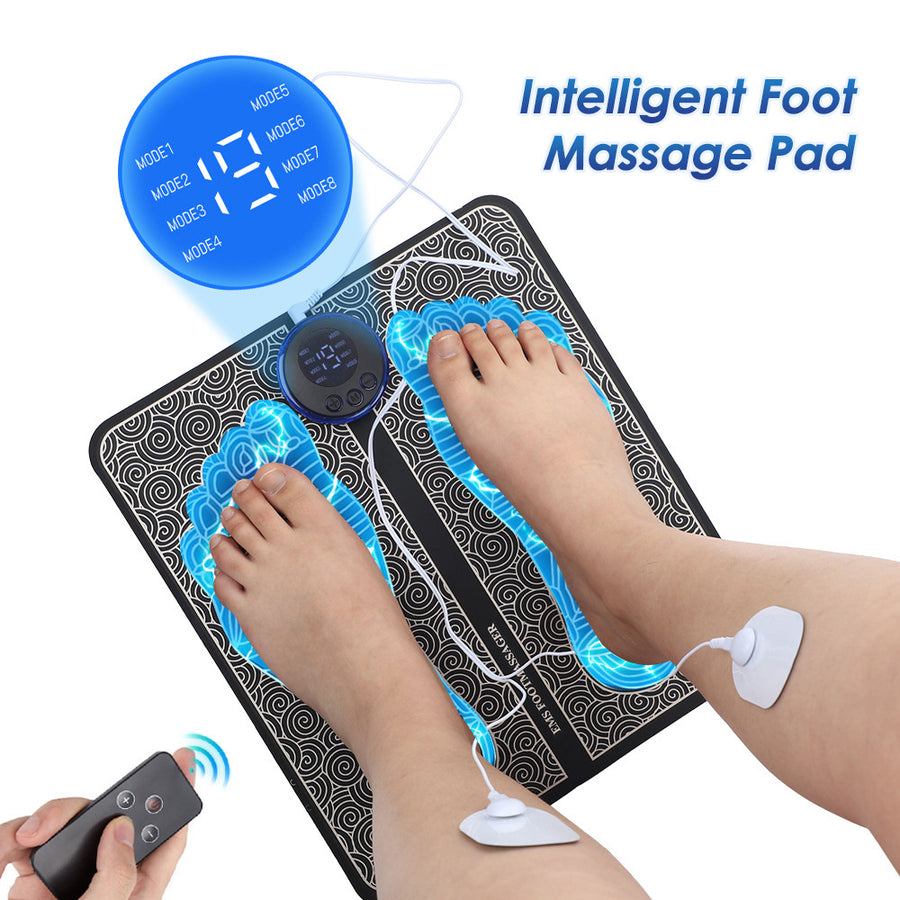EMS Foot Muscle Massager with Remote and Patches