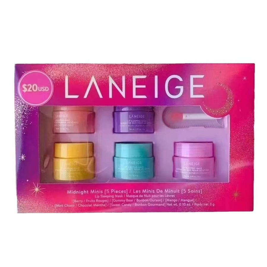 Strawberry Lip Mask and Balm Set