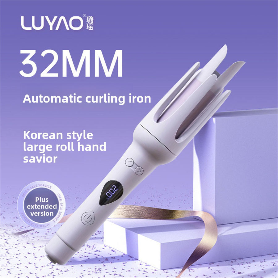 Automatic Ceramic Curling Wand with Adjustable Temperature