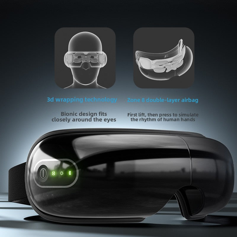 Air pressure eye protection device